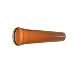 Kloakrør|PVC kloakrør 110 mm x 1000 mm rød