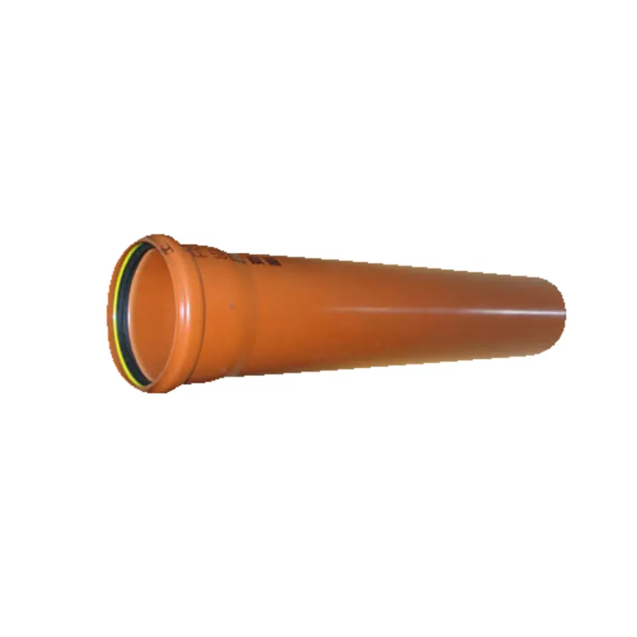 Kloakrør|PVC kloakrør 110 mm x 1000 mm rød