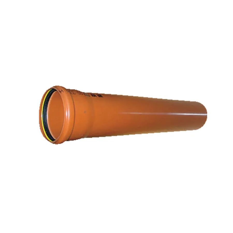 Kloakrør|PVC kloakrør 110 mm x 500 mm rød