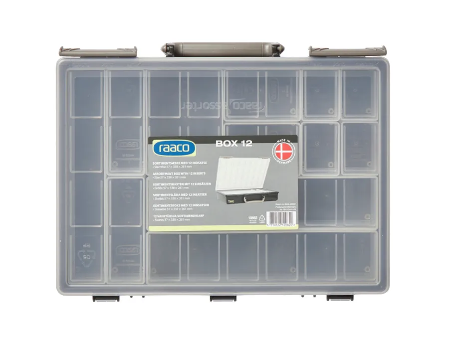 raaco Værktøjskasser|Handybox m/4 sortimentsæsker