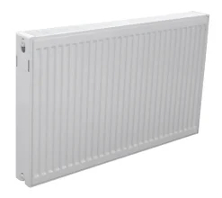 Radiatorer|Radiator dobbelt 60 x 60 cm hvid