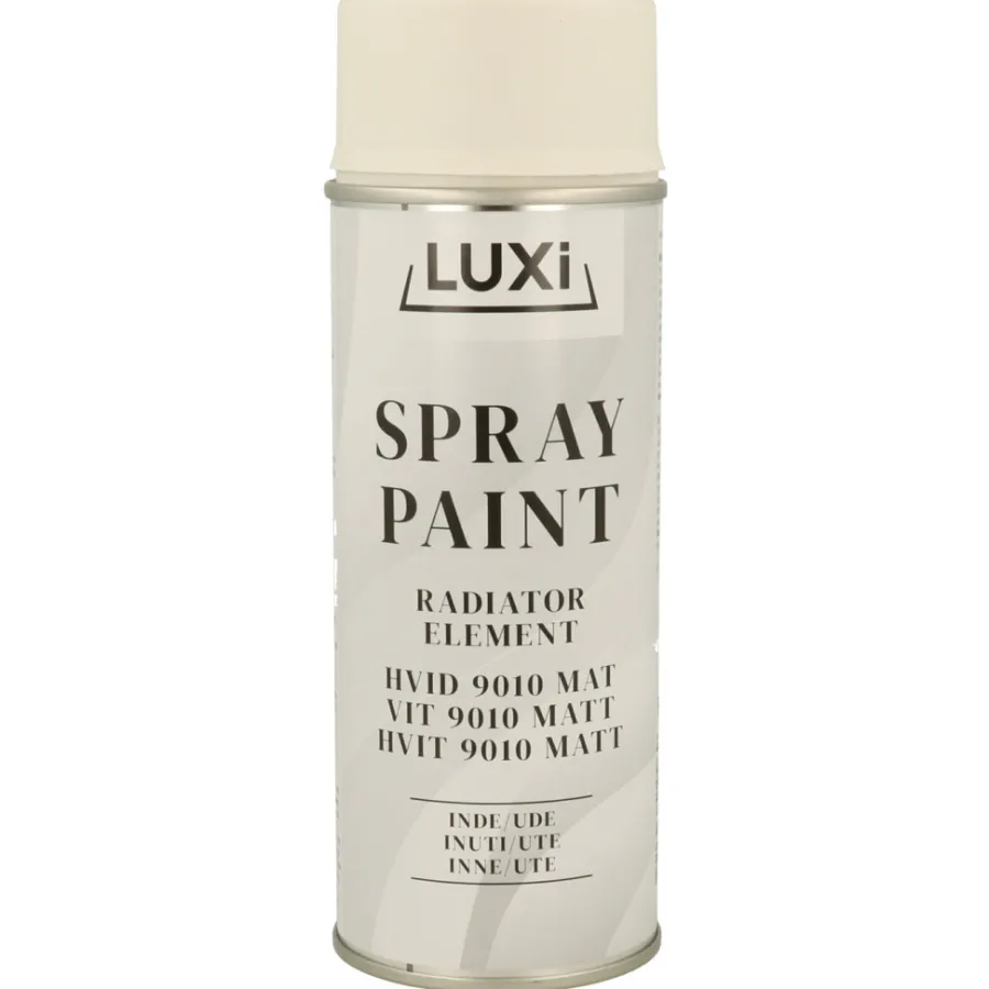 LUXI® Radiatormaling|Spraymaling|Radiatorspray hvid mat -