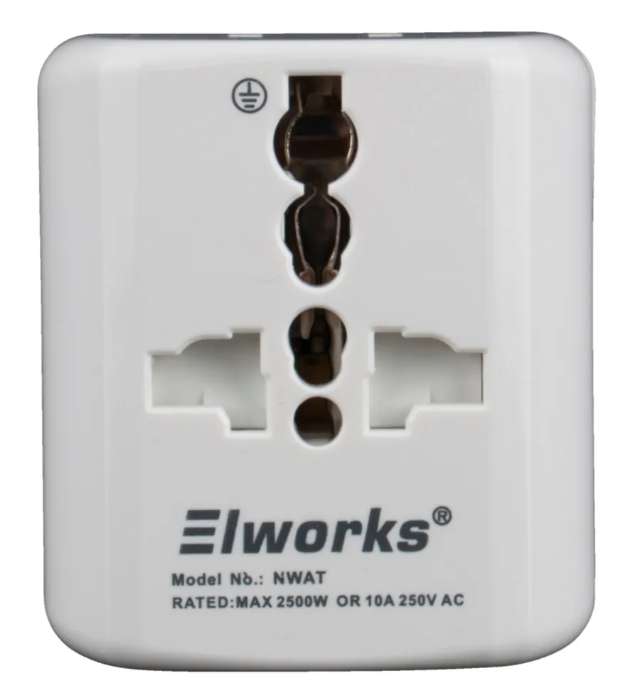 Elworks Rejseartikler|Rejseadapter kompakt -