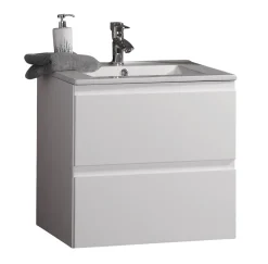 Milobad Badeværelsesmøbler|Reno underskab m/vask 80 cm hvid