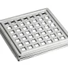 H.F. Hansen Gulvafløb|Rist og ramme til afløbsskål 155 x 155 mm -
