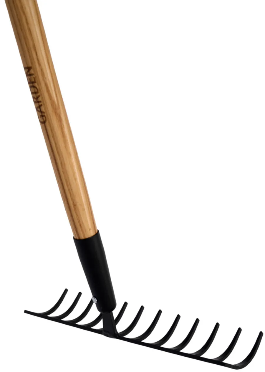 Garden® River & Jern|Rive m/12 tænder asketræ 160 cm -