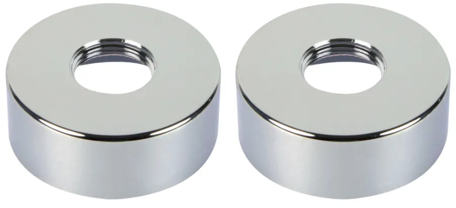 Vvs-Artikler|Roset til brusearmatur 3/4" x H25 mm krom - 2 stk.
