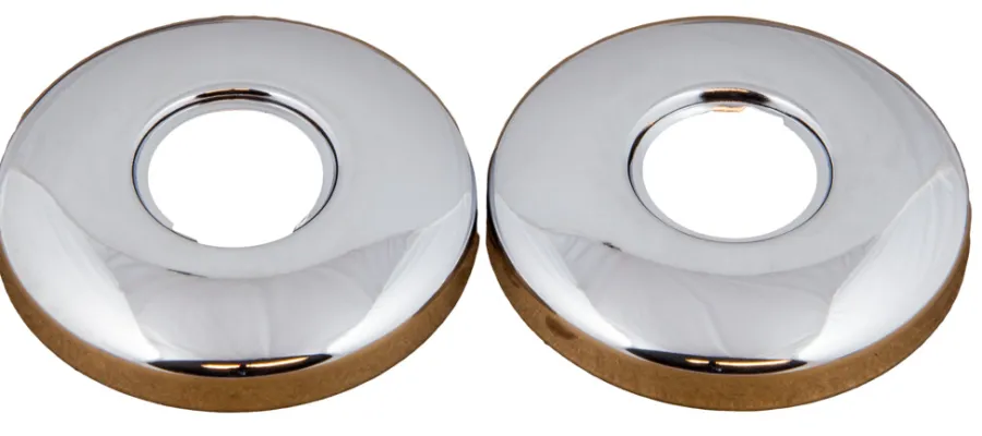 Vvs-Artikler|Roset til brusearmatur 3/4" x H13 mm krom - 2 stk.