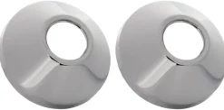 Vvs-Artikler|Roset til excentrisk forskruning 3/4" krom 2 stk.