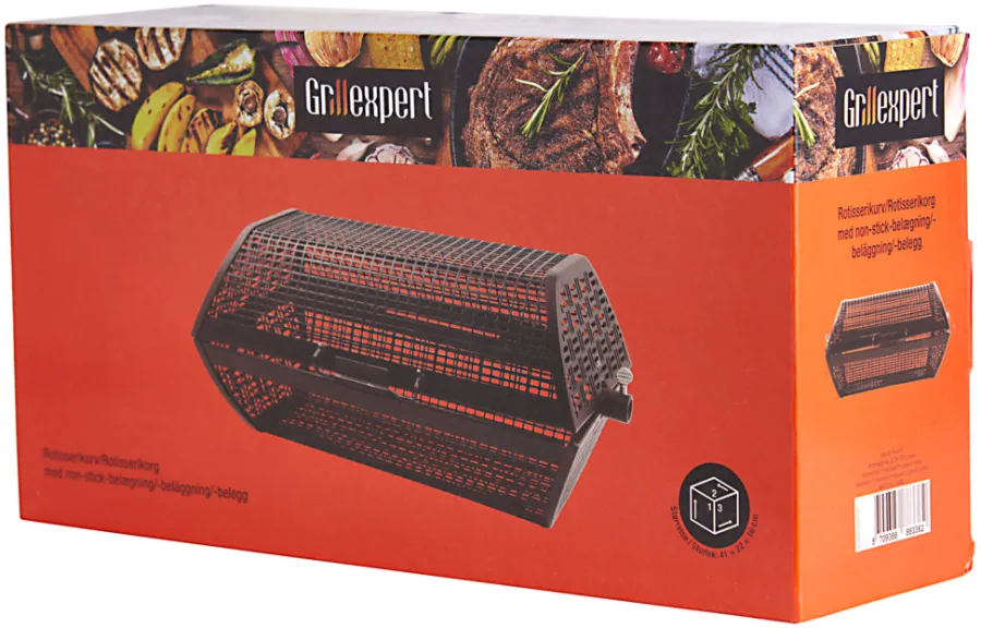 Grillexpert® Grilltilbehør|Rotisserikurv rund -