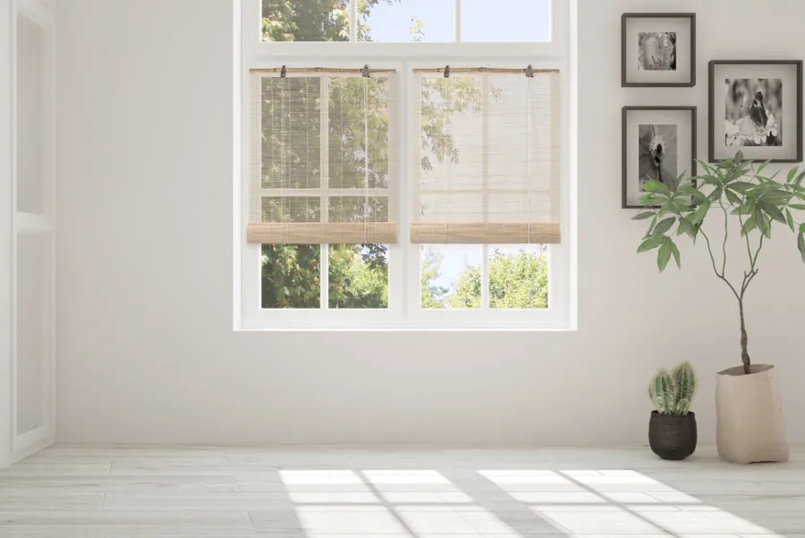 Rullegardiner|Rullegardin bambus 90 x 220 cm