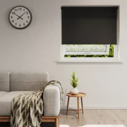 Rullegardiner|Rullegardin lysdæmpende 140 x 170 cm Sort