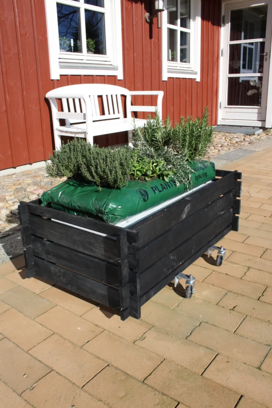 Garden® Sæsonafslutning|Parasoller & Markiser|Rullevogn til parasolfod og krukker -