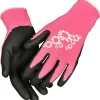 Safe-On Arbejdshandsker|Garden handsker pink str. 8