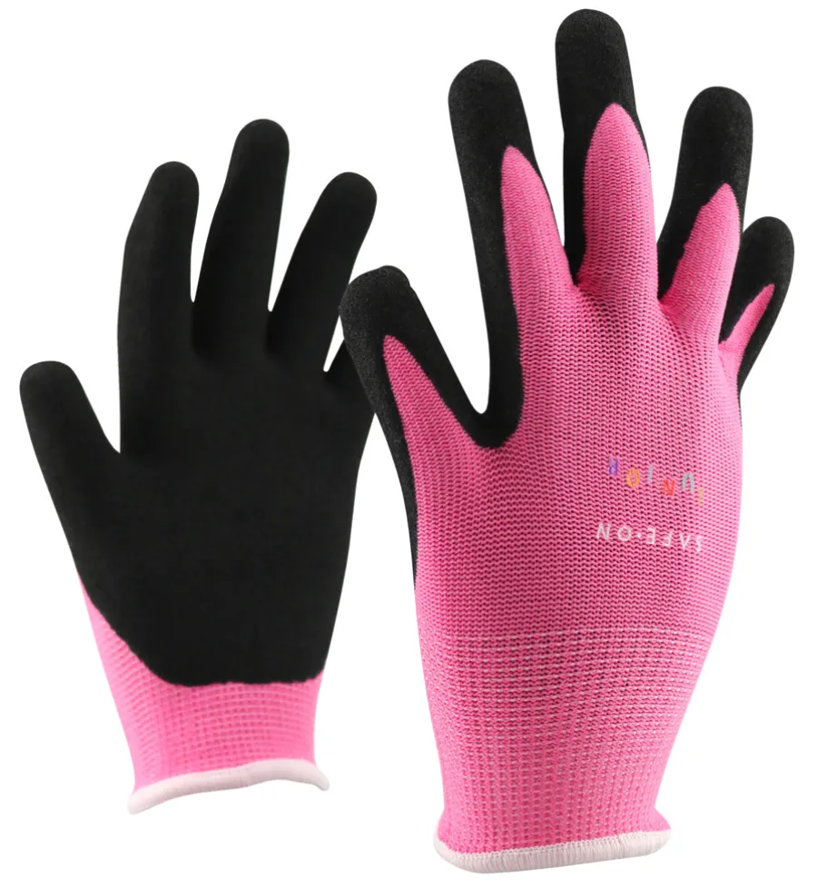 Safe-On Arbejdshandsker|Junior handsker 4-6 år Pink