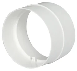 Ventilation|Samlestykke til flexslange Ø125-127 mm - hvid