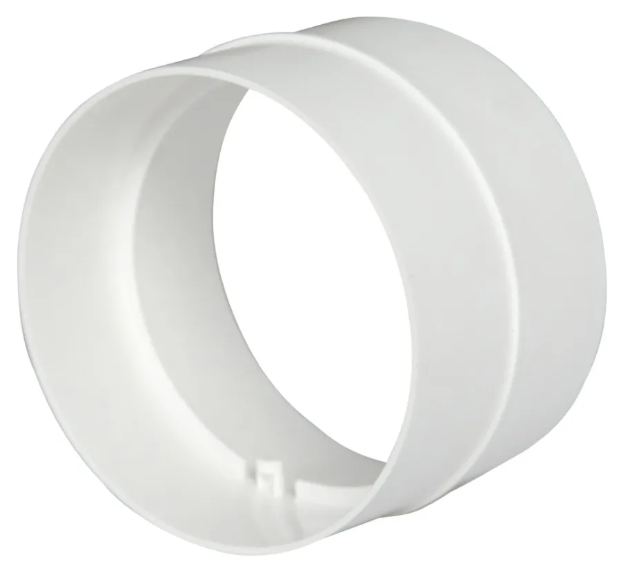 Ventilation|Samlestykke til flexslange Ø125-127 mm - hvid