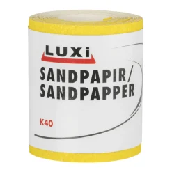 LUXI® Sandpapir|Sandpapir rulle korn 40 – 93 mm x 5 m -