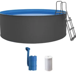 Swim & Fun Pools|Santorini stålpool Ø350 cm -