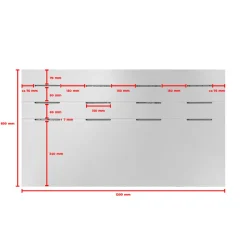 SCG Fibercement|udhængsplade med net 600 x 1200 mm Hvid