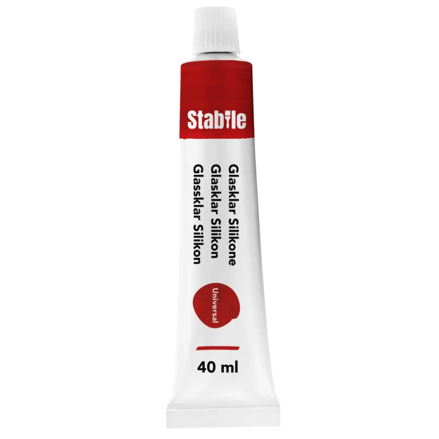 Stabile® Silikone|Silikone 40 ml - glasklar