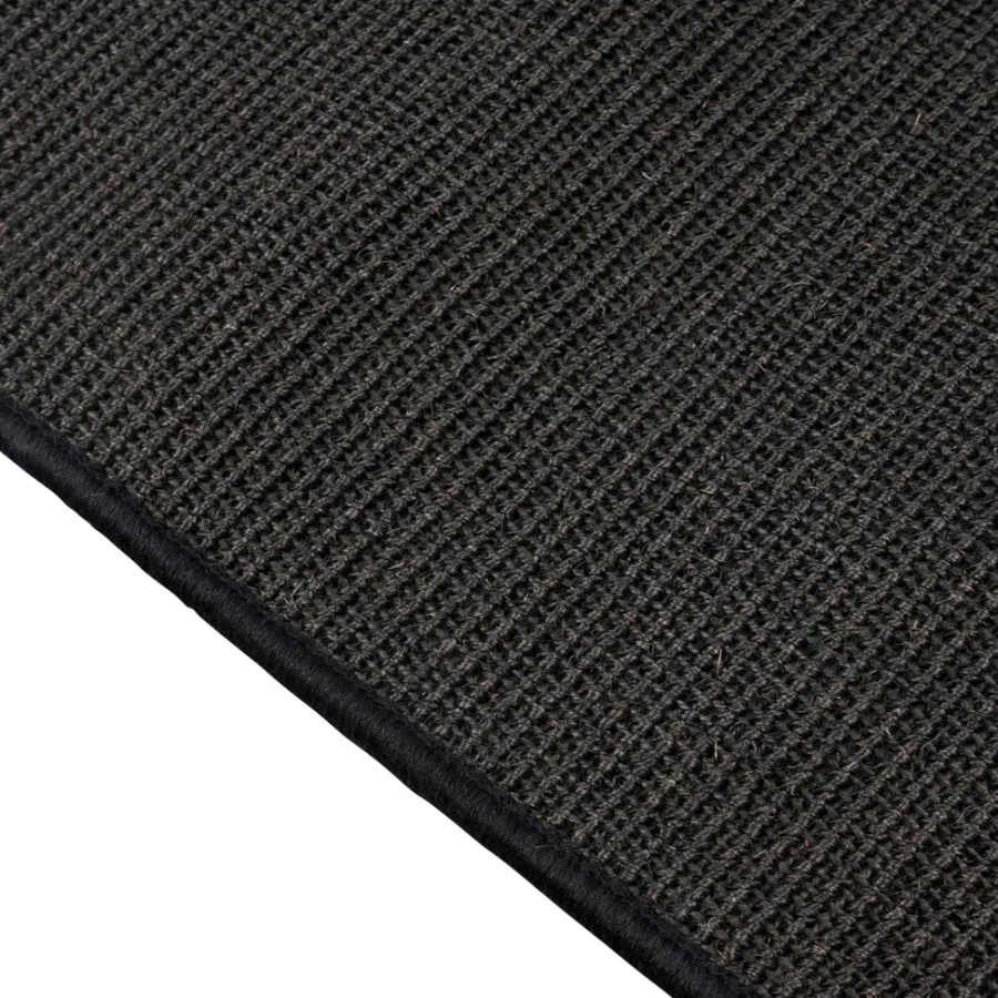 Boligindretning|Sisal tæppe 70 x 140 cm Antracit