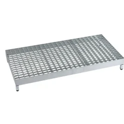 Dørmåtter|Skraberist galvaniseret stål 80 x 40 cm