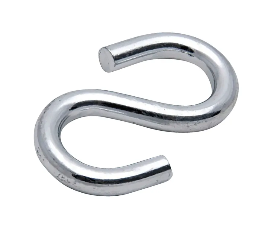 HOME it Kæder & Wirer|S-kroge 4 mm elforzinket 4 stk.