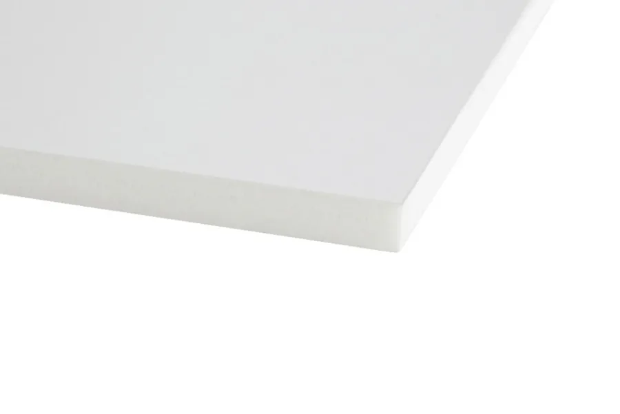 Rias Plast- & Skumplader|Skumplade m/kartondæklag hvid 10 x 1000 x 700 mm