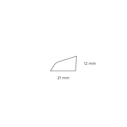 Hornbaek Lister|Skureliste fyr - 12 x 21 x 3000 mm