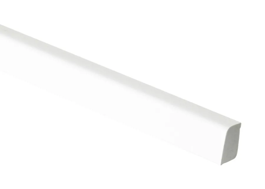 Hornbaek Lister|Skureliste plast hvid - 15 x 22 x 3000 mm