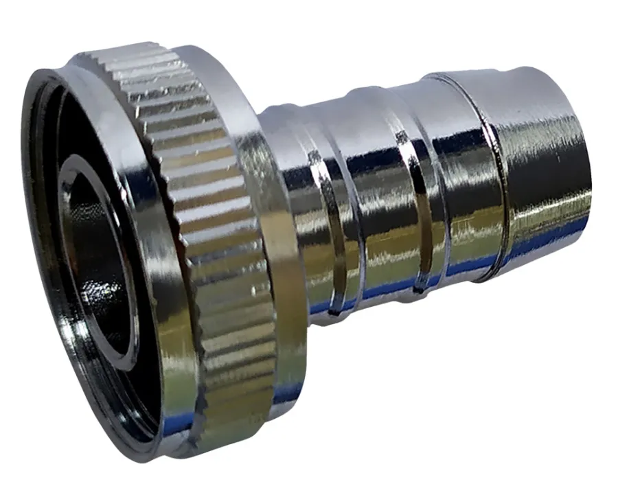 Vvs-Artikler|Slangeforskruning 22 mm x 1/2" krom