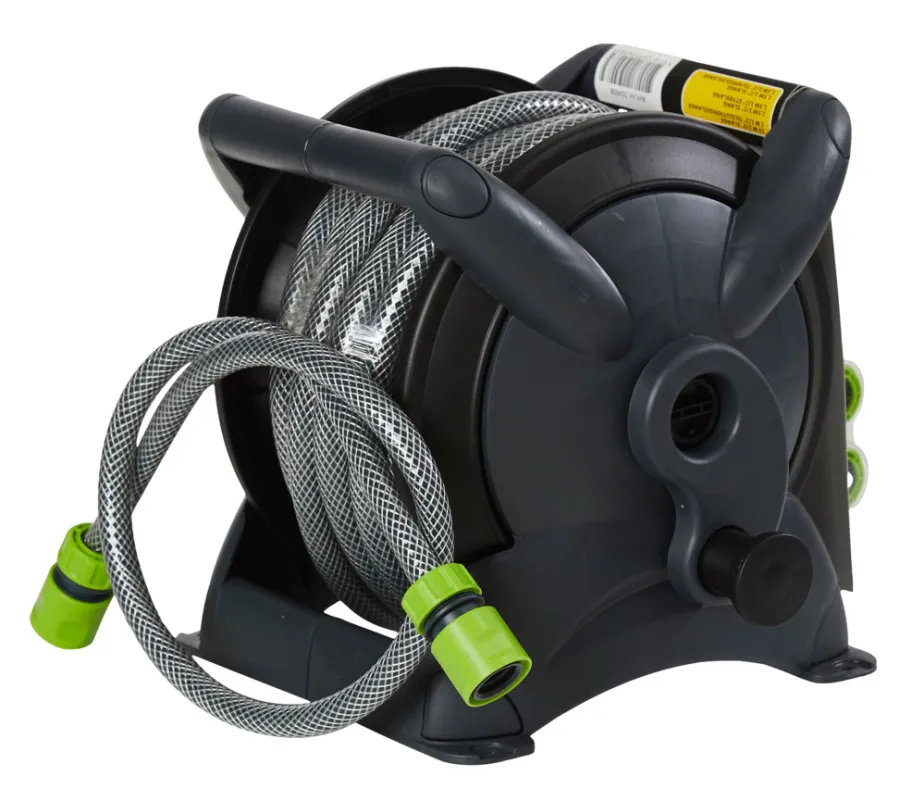 Garden® Haveslanger & Tilbehør|Slangeopruller m/15 m slange, 3 koblinger og pistol
