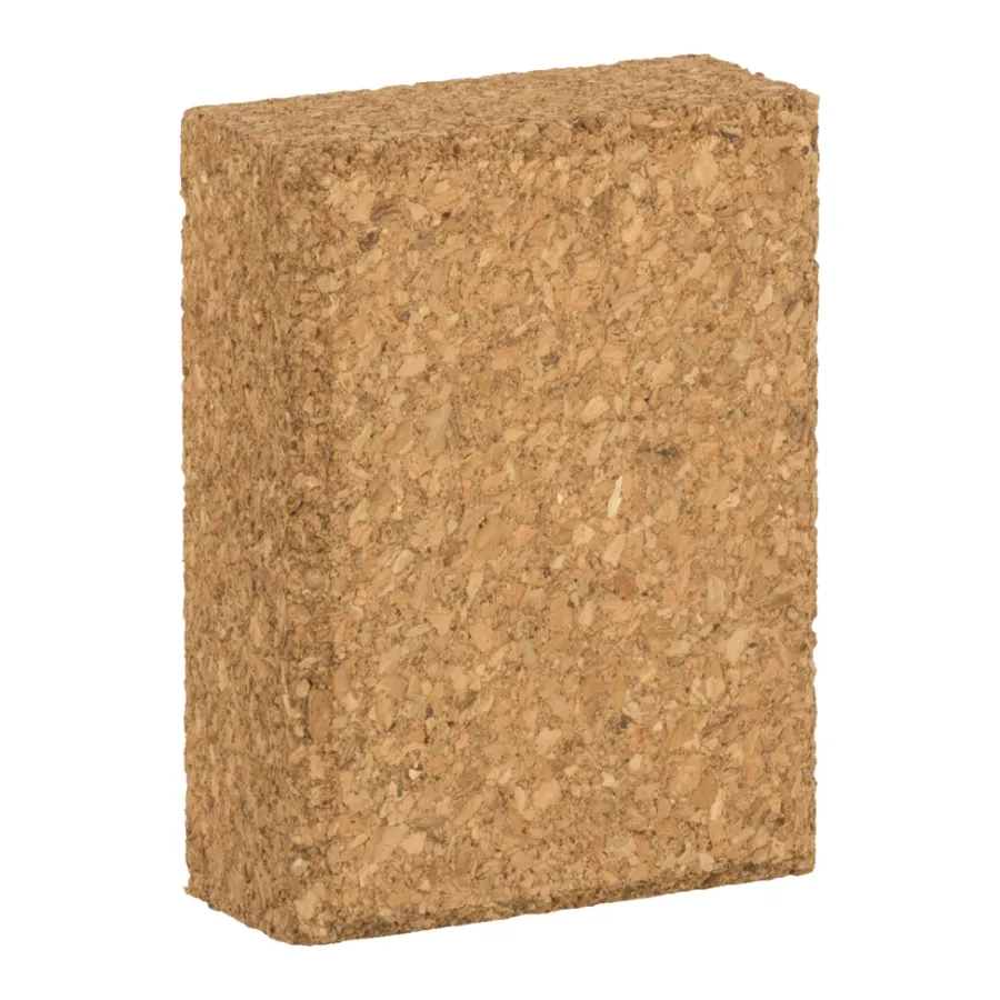LUXI® Sandpapir|Slibeklods i kork – 93 x 70 x 30 mm -