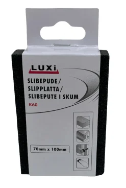 LUXI® Sandpapir|Slibepude korn 60, 70x100 mm -