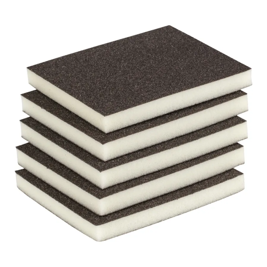 LUXI® Sandpapir|Slibesvamp korn 60 - 10 x 12 mm 5 stk. -