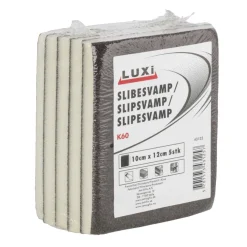 LUXI® Sandpapir|Slibesvamp korn 60 - 10 x 12 mm 5 stk. -