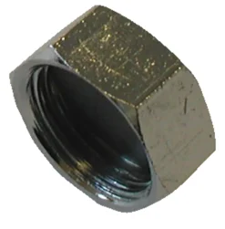Forkromede|Slutmuffe 1/2" krom