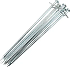 Sunlife® Sæsonafslutning|Telte & Campingmøbler|Sømpløk t/telt Warszawa stål 23 cm 6-pk. -