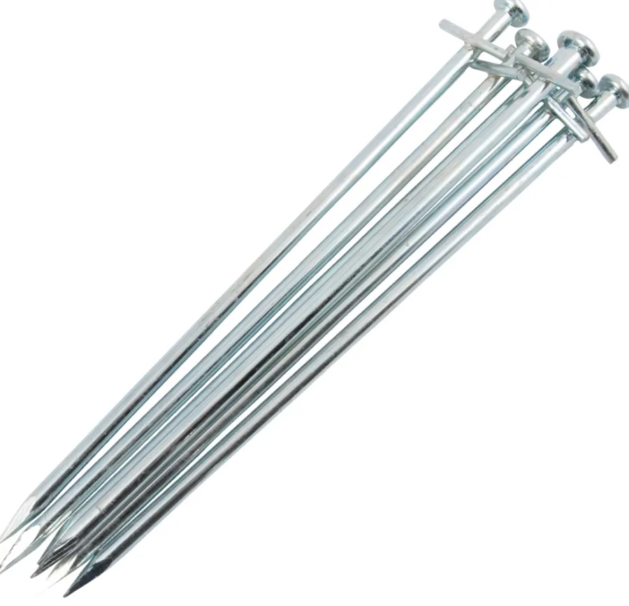 Sunlife® Sæsonafslutning|Telte & Campingmøbler|Sømpløk t/telt Warszawa stål 23 cm 6-pk. -