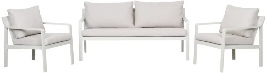 Sunlife® Sæsonafslutning|Loungemøbler|Sofasæt Philadelphia - Beige og natur