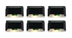 Garden® Sæsonafslutning|Solcellelamper|Solar trappelampe 8 x 4,2 x 4,5 cm – 6-pk. -