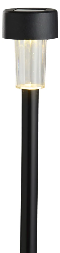 Garden® Sæsonafslutning|Solcellelamper|Solcellelamper til haven H35,5 cm 8-pk. - Sort