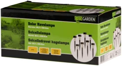 Garden® Sæsonafslutning|Solcellelamper|Solcellelamper til haven H35,5 cm 8-pk. - Sort
