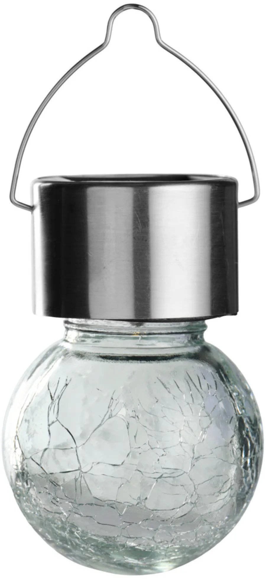 Garden® Sæsonafslutning|Solcellelamper|Solcellepære glas/metal Ø6 cm 3-pk. - Sølv
