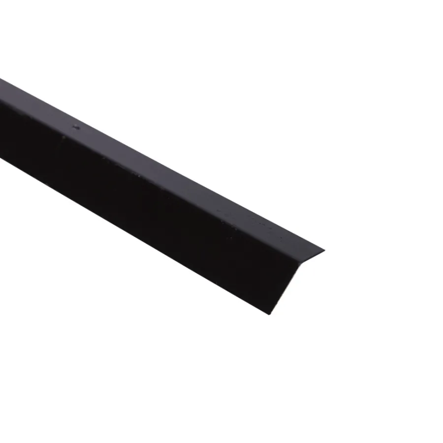 Horton Bedafgrænsning & Minihegn|profil med sneglekant 120 cm Sort