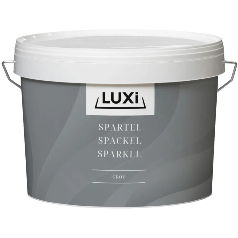 LUXI® Spartelmasse|Spartel grov 10 liter - Grå