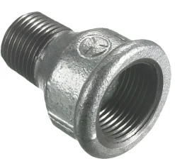 Galvaniserede|Spidsmuffe galvaniseret 3/4" x 1/2"