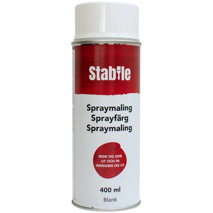 Stabile® Spraymaling|Spraymaling hvid blank -