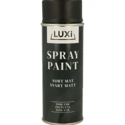 LUXI® Spraymaling|Spraymaling sort mat -